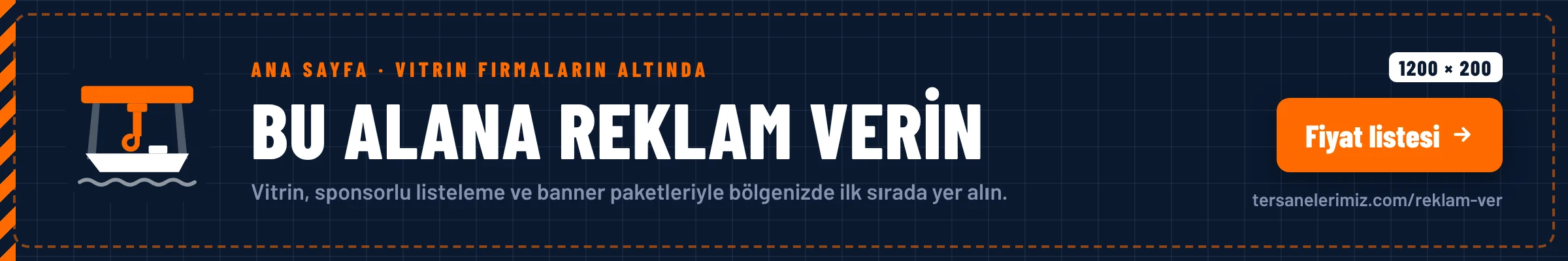 Ana Sayfa Orta Bant örnek alan, 1200×200 px