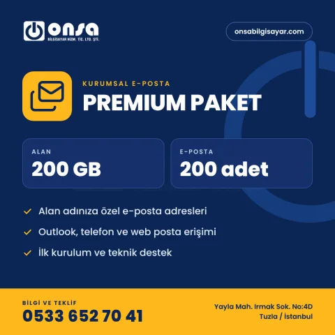 06. Kurumsal E-Posta Premium Paket